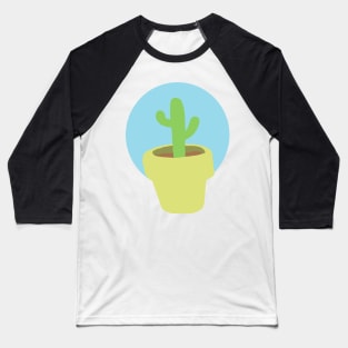 Cute Cactus Plant Baseball T-Shirt